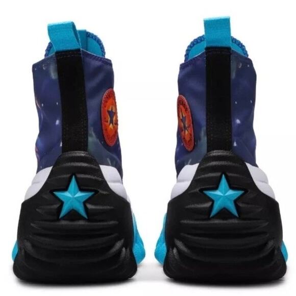 CONVERSE X SPACE JAM MEN'S 11 RUN STAR MOTION HIGH CONCORD PURPLE WHITE 172488C - Picture 4 of 6